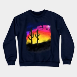 Cactus Sunrise Crewneck Sweatshirt